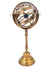 Astrolab decorativ Giftdeco GLB-0020, alamă, înălțime 39 cm