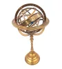 Astrolab decorativ Giftdeco GLB-0020, alamă, înălțime 39 cm