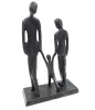 Figurină decorativa Giftdeco, metal, 27,5 x 17,5 x 7,5cm, stil minimalist, modern