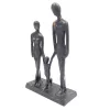 Figurină decorativa Giftdeco, metal, 27,5 x 17,5 x 7,5cm, stil minimalist, modern