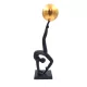 Figurină decorativa Giftdeco OC-225, metal, stil industrial, glamour, modern