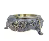Scrumieră decorativa Giftdeco, metal, înălțime 4 cm, diametru 12 cm, stil retro, clasic