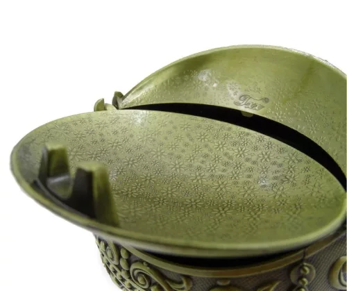Glob decorativ Giftdeco, metal, înălțime 13 cm, diametru 9 cm