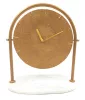 Ceas decorativ Giftdeco, metal, 37 x 32 x 15,5cm, stil glamour, modern, clasic