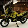 Machetă motocicletă Giftdeco HJ1, metal verde închis, 16 x 6 x 10 cm