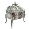 Cutie pentru bijuterii Giftdeco, metal, 9,7 x 10 x 6,7 cm