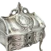 Cutie pentru bijuterii Giftdeco, metal, 9,7 x 10 x 6,7 cm