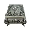 Cutie pentru bijuterii Giftdeco, metal, 9 x 7 x 4 cm