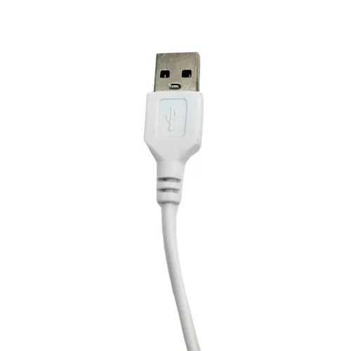 Lampă decorativă Giftdeco KKS Moon, glob din sticlă pe suport din lemn, LED USB, diametru 8 cm