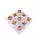 Obiect decorativ Giftdeco, alamă, 14 x 14 cm, stil glamour, modern, clasic