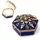 Cutie pentru bijuterii Giftdeco B0035-08BL, metal, 5 x 5 x 2cm