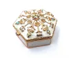 Cutie cadou Giftdeco B0035-08WH, metal, 5 x 5 x 2cm