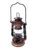 Lampă decorativă Giftdeco DT245F, sticlă și metal, 11,5 x 9,5 x 19 cm, stil nautic
