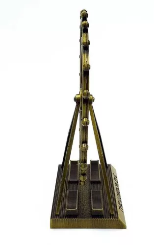 Obiect decorativ Giftdeco, cupru și metal, 20 x 8,5 x 23 cm, stil modern