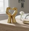 Figurină decorativa Giftdeco, rășină, 12,8 x 7,6 x 16,4 cm, stil glamour, modern