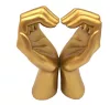 Figurină decorativa Giftdeco, rășină, 12,8 x 7,6 x 16,4 cm, stil glamour, modern