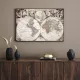 Harta decorativa Giftdeco M1686, 56,5 x 47,5 cm