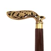 Baston de mers Giftdeco DNU-014A, pliabil, maner ornamentat din alama, 91,5 cm