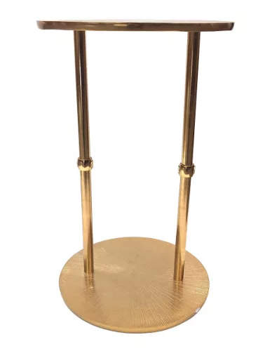 Obiect decorativ Giftdeco, metal, 40 x 40 x 60cm, stil glamour