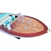 Machetă navala Giftdeco, lemn, stil vintage, nautic, modern