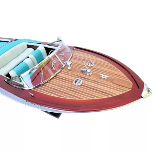 Machetă navala Giftdeco, lemn, stil vintage, nautic, modern