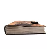 Jurnal Giftdeco AH11, piele de capra, velier, 200 pagini, 18 x 13 cm, stil retro nautic