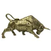 Figurină taur Giftdeco 43111Y1, rășină, auriu-negru, 33,3 x 10,4 x 16,3 cm