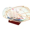 Corabie decorativă Giftdeco S2036B, sticlă și lemn, 18 x 7,5 x 8,5 cm, stil nautic, clasic, boho