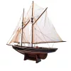 Machetă navală Bluenose Giftdeco 518-78B – 78 x 11,5 x 66 cm, lemn și pânză