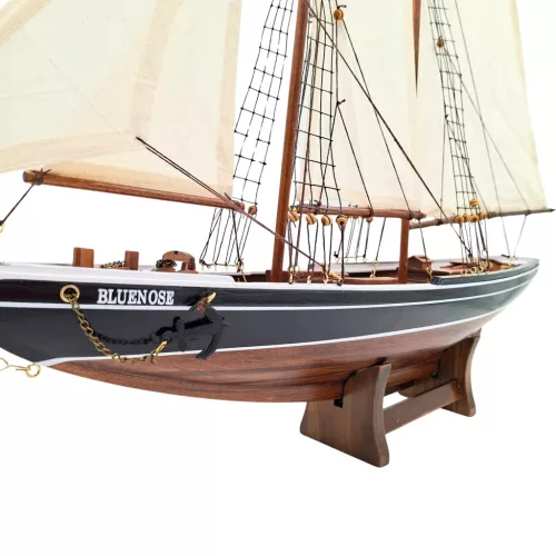 Machetă navală Bluenose Giftdeco 518-78B – 78 x 11,5 x 66 cm, lemn și pânză