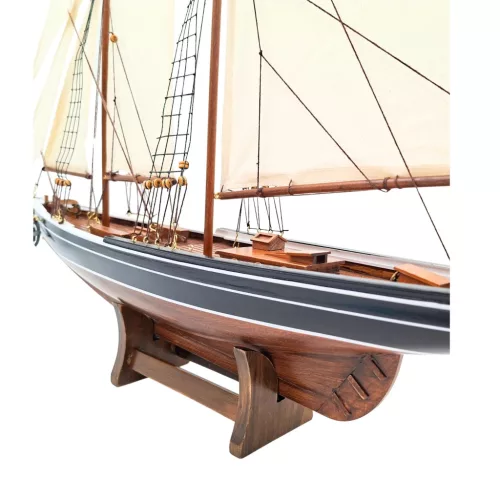 Machetă navală Bluenose Giftdeco 518-78B – 78 x 11,5 x 66 cm, lemn și pânză