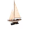 Model iaht cu vele Giftdeco 50445 – 45 x 13 x 66 cm, decor nautic