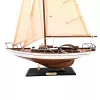 Model iaht cu vele Giftdeco 50445 – 45 x 13 x 66 cm, decor nautic