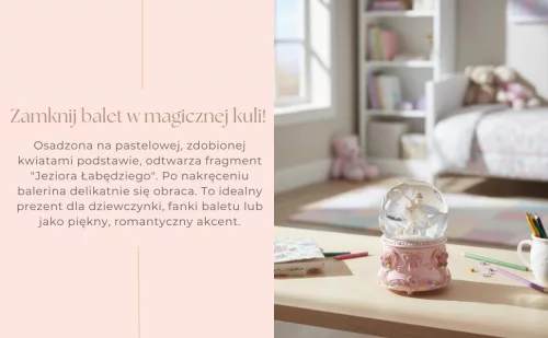Glob decorativ Giftdeco MG-963, sticlă și rășină, diametru 10 cm