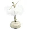 Cutie muzicală balerină Giftdeco MP-19009 – Lacul lebedelor, 23,5 cm