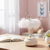 Cutie muzicală balerină Giftdeco MP-19009 – Lacul lebedelor, 23,5 cm