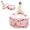 Casetă decorativa Giftdeco MP-19031, plastic și rășină, 12,5 x 11 x 9,5 cm, stil clasic