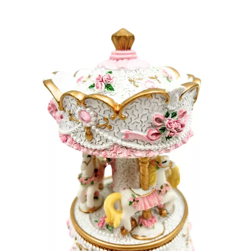 Cutie muzicala Giftdeco MP-333, plastic și rășină, 15 x 8,5 x 8,5 cm