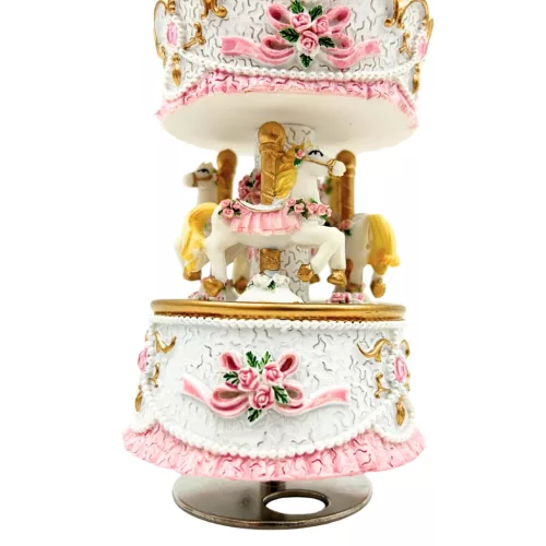 Cutie muzicala Giftdeco MP-333, plastic și rășină, 15 x 8,5 x 8,5 cm