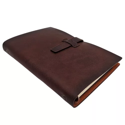 Jurnal Giftdeco EE3, piele, stil retro, vintage, clasic