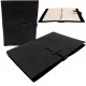 Jurnal A5 Giftdeco EE4 din piele naturala, negru, stil retro