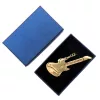 Breloc Giftdeco KRT21A, alamă, lățime 2,5 cm, lungime 7 cm