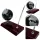 Set de birou Giftdeco WBK – glob din sticlă și suport pix