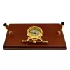 Busolă Giftdeco TT019, alamă și lemn, 21 x 10,5 x 7,3 cm, stil retro, vintage, nautic