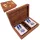 Set de jocuri Giftdeco DNU-2790, lemn, alama si plastic, 18 x 12 x 4 cm