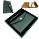 Jurnal Giftdeco EE8, piele, 22,5 x 21 cm, stil modern, clasic