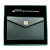 Jurnal Giftdeco EE8, piele, 22,5 x 21 cm, stil modern, clasic