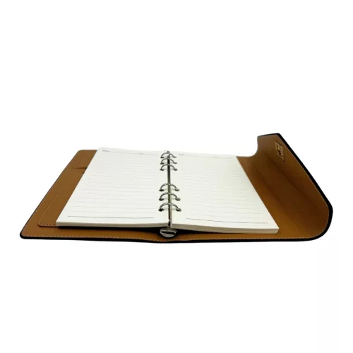 Jurnal Giftdeco EE8, piele, 22,5 x 21 cm, stil modern, clasic