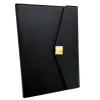 Cutie cadou Giftdeco EE9, piele, 23 x 23 cm, stil modern, clasic
