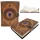 Jurnal Giftdeco AH16, piele de bivol, 18 x 13 cm, stil retro